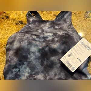 Athlete long sports bra top